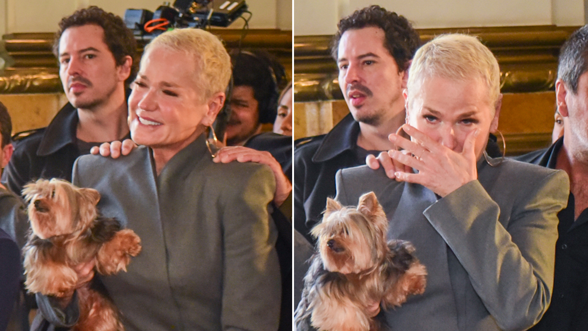 Xuxa Meneghel chora ao ver conquista na vida profissional de Sasha Meneghel