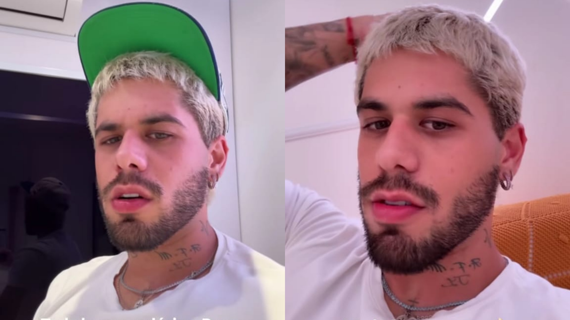 Zé Felipe justifica novo visual após cobrança dos fãs: ‘Tem que ser fiel’