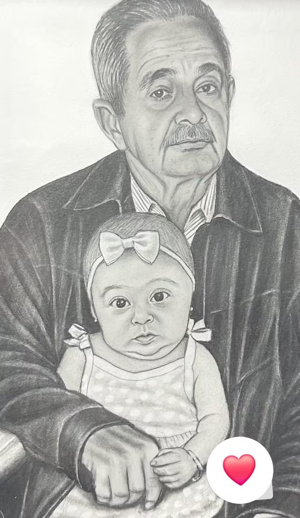 Desenho de Francisco e Clara