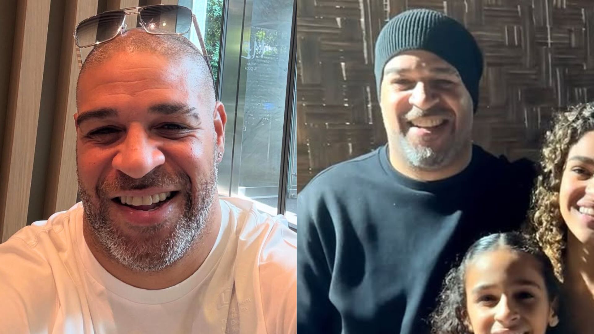 Semelhança de Adriano Imperador com os três filhos em nova foto surpreende
