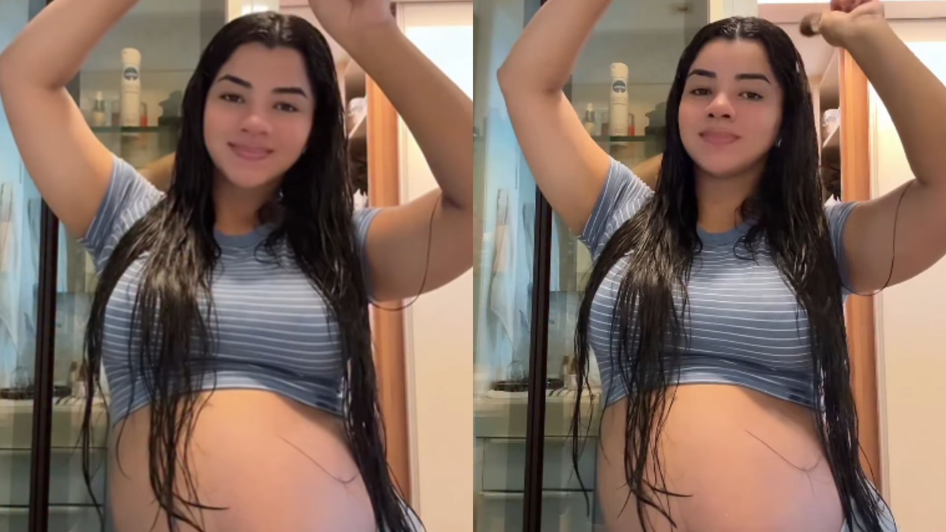 Ary Mirelle se despede do cabelão e renova o visual na reta final da gravidez