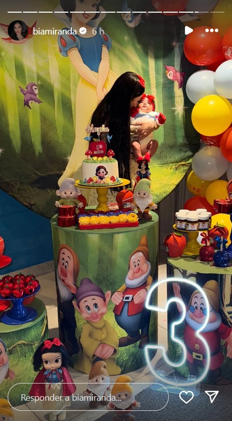 Bia Miranda celebra 3 meses de Maysha - Reprodu&ccedil;&atilde;o/Instagram