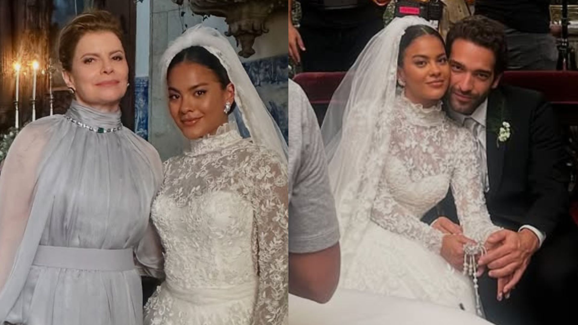 Casamento de Fátima e Afonso em Vale Tudo: Veja os bastidores da cena