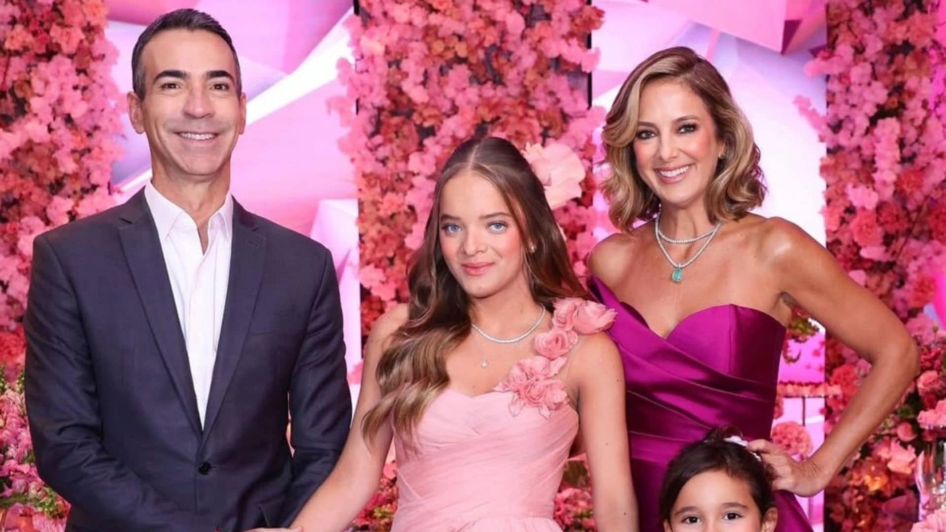 César Tralli celebra aniversário de Rafaella Justus e revela apelido carinhoso da enteada