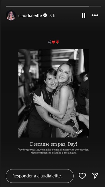 Storie de Claudia Leitte no Instagram 
