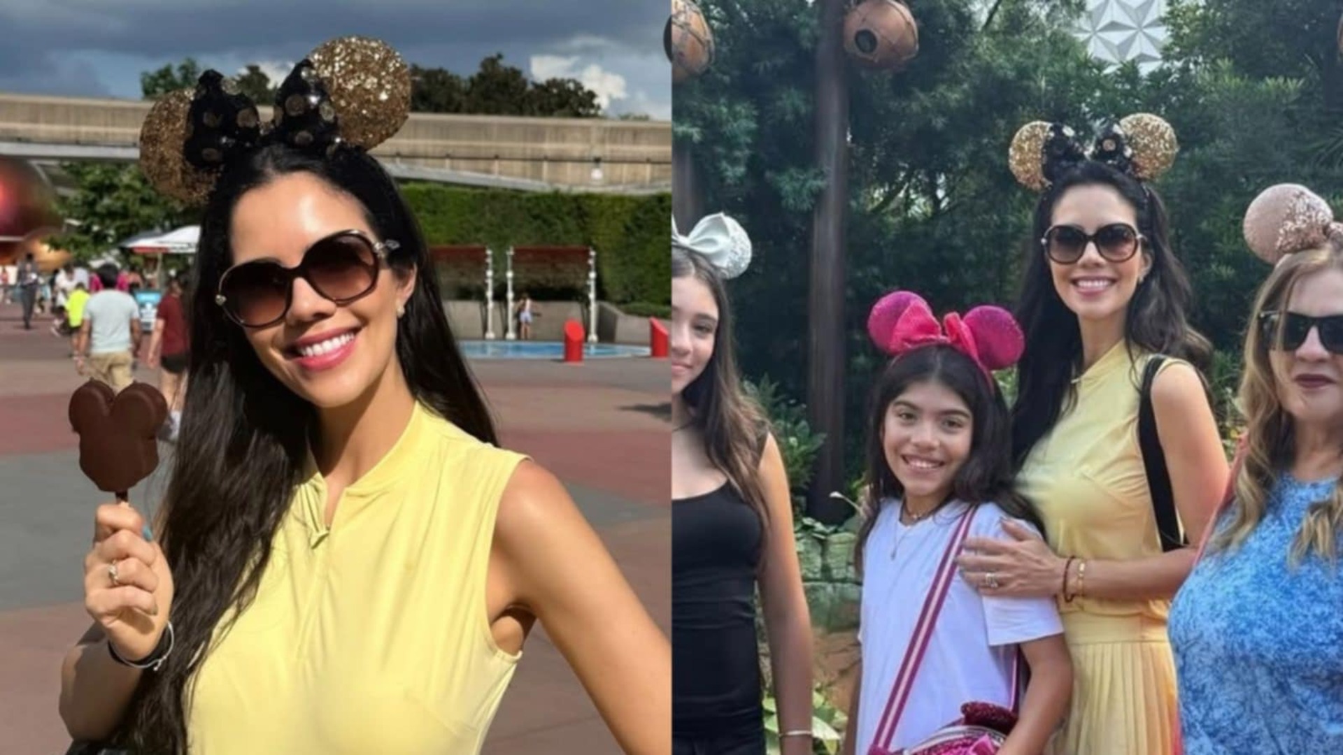 Daniela Albuquerque mostra férias com o marido, as filhas e a mãe; veja