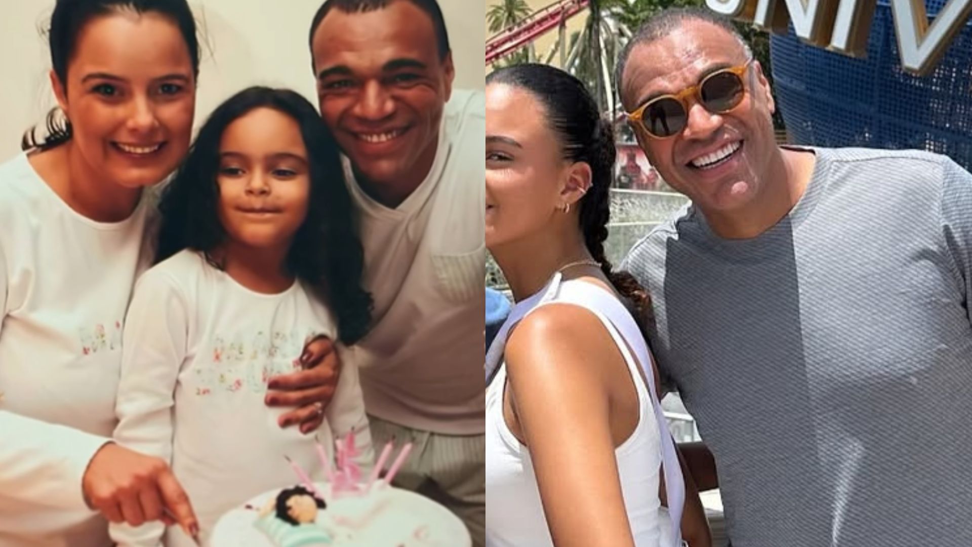 Ela cresceu! Denilson celebra 15 anos da filha com Luciele Di Camargo