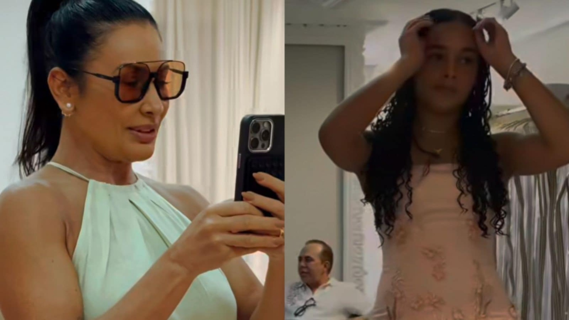 Veja os detalhes do vestido de 15 anos da filha de Scheila Carvalho