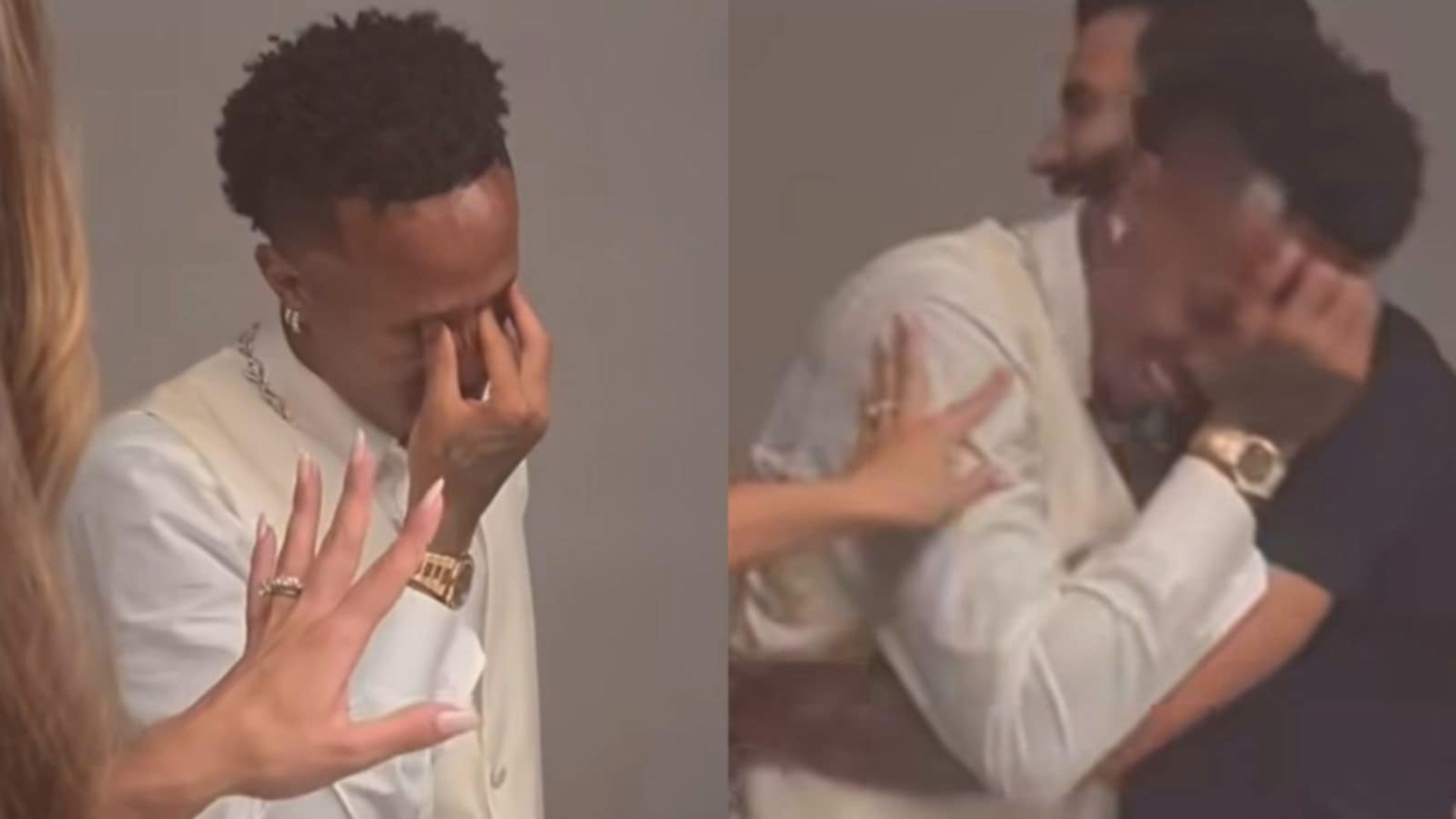 Éder Militão se emociona e chora com atração de seu casamento
