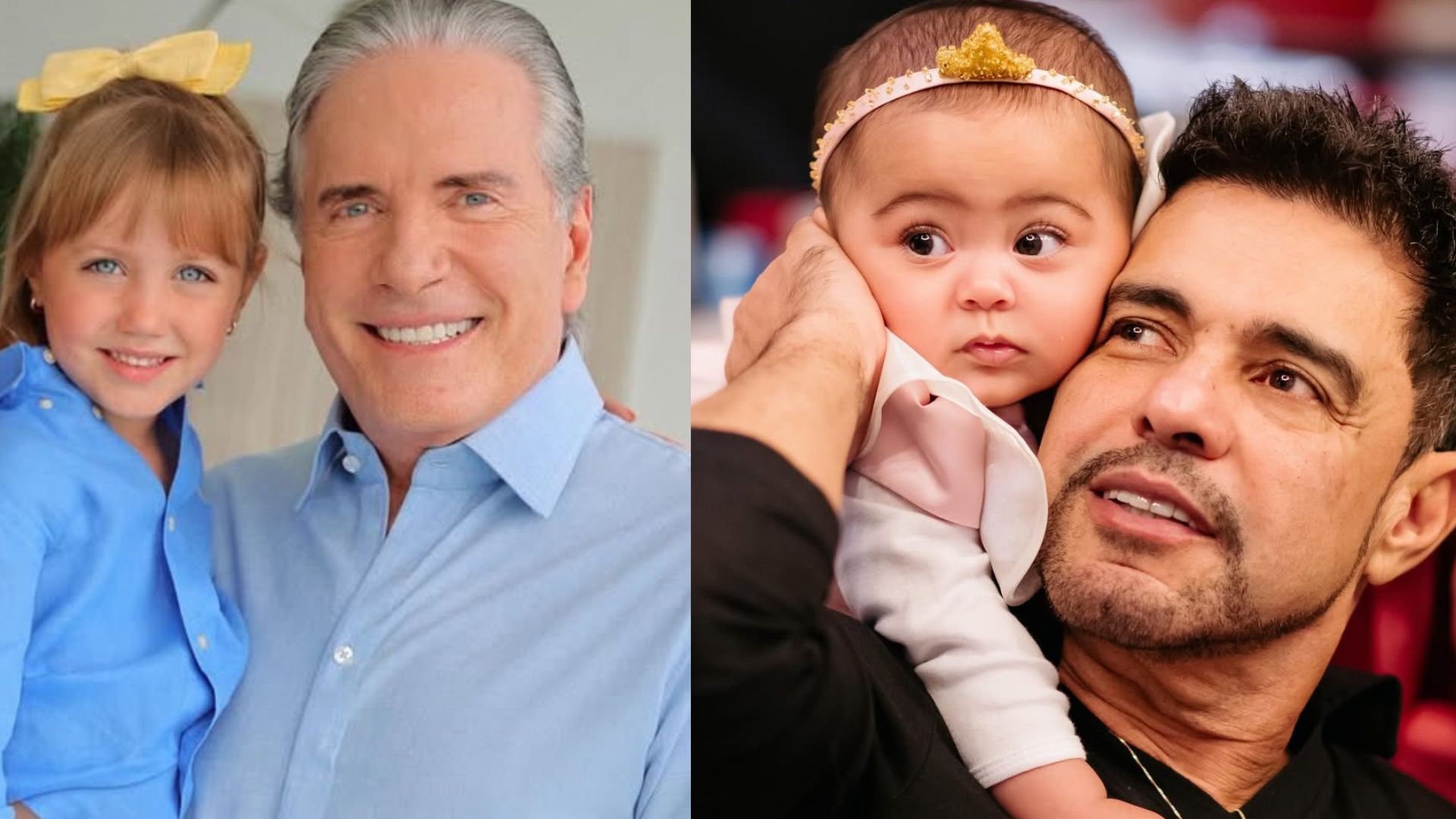De Roberto Justus a Zezé Di Camargo: veja os famosos que foram pais mais velhos