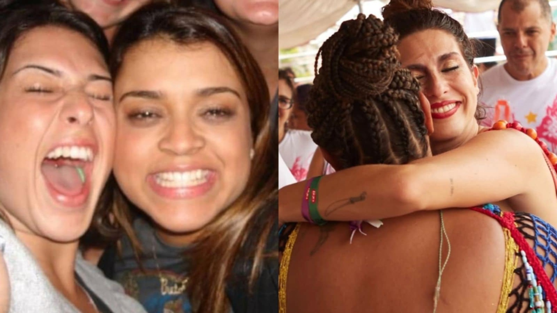 Abalada, Fernanda Paes Leme relembra fotos com Preta Gil