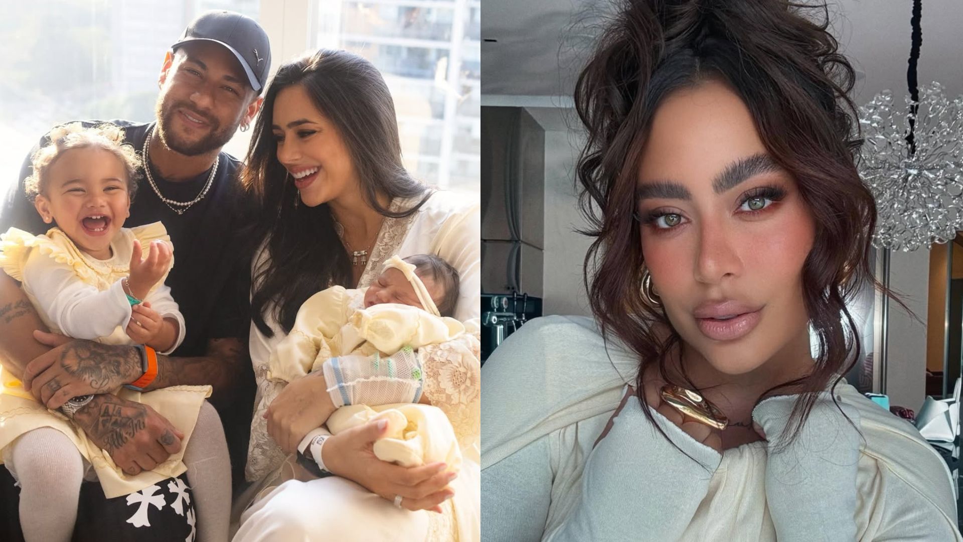 Veja os presentes que a filha caçula de Neymar Jr ganhou da tia, Rafaella