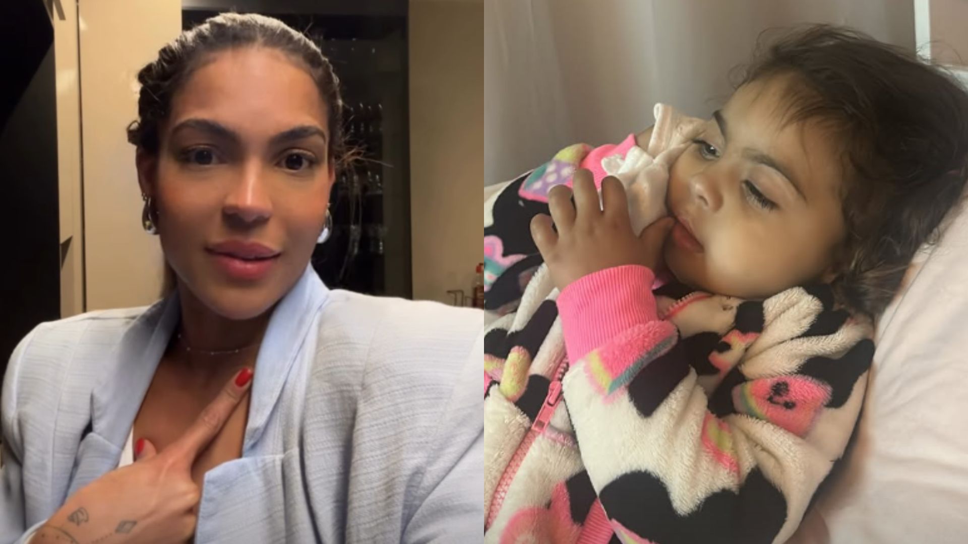 Tays Reis fala sobre a saúde da filha e explica tratamento: ‘Vai dar certo’