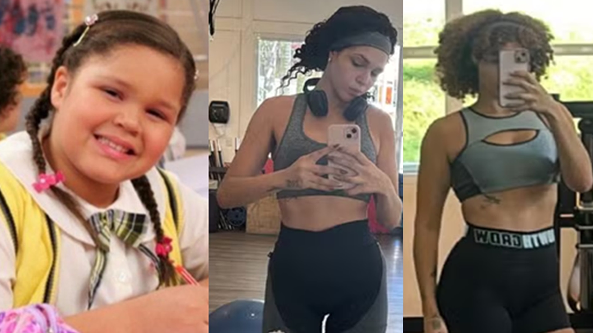 Ex-Carrossel e filha de Simony revela segredo para manter o shape após perder 40 kg