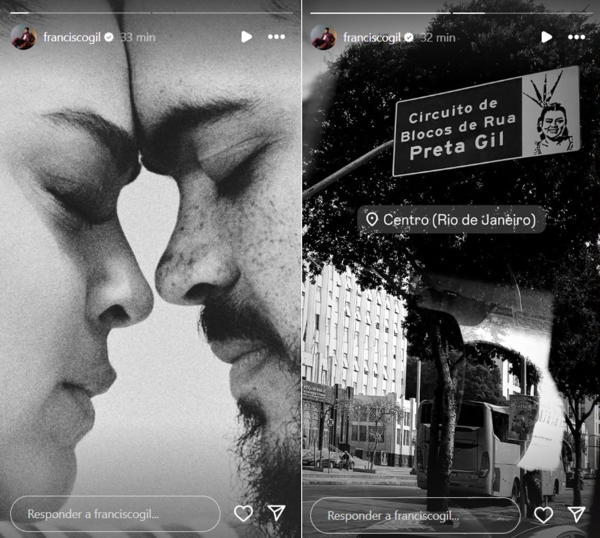 Francisco Gil compartilha foto comovente com a m&atilde;e, Preta Gil - Reprodu&ccedil;&atilde;o/Instagram