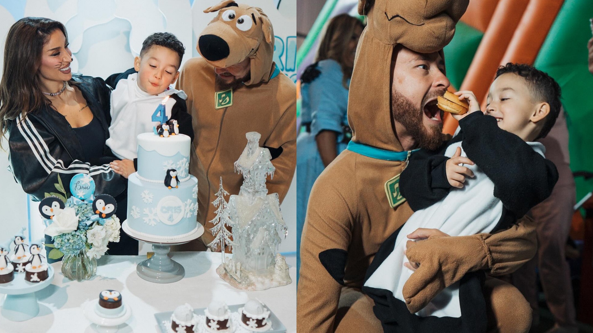 Fred Bruno mostra novas fotos da festa de aniversário do filho com Bianca Andrade