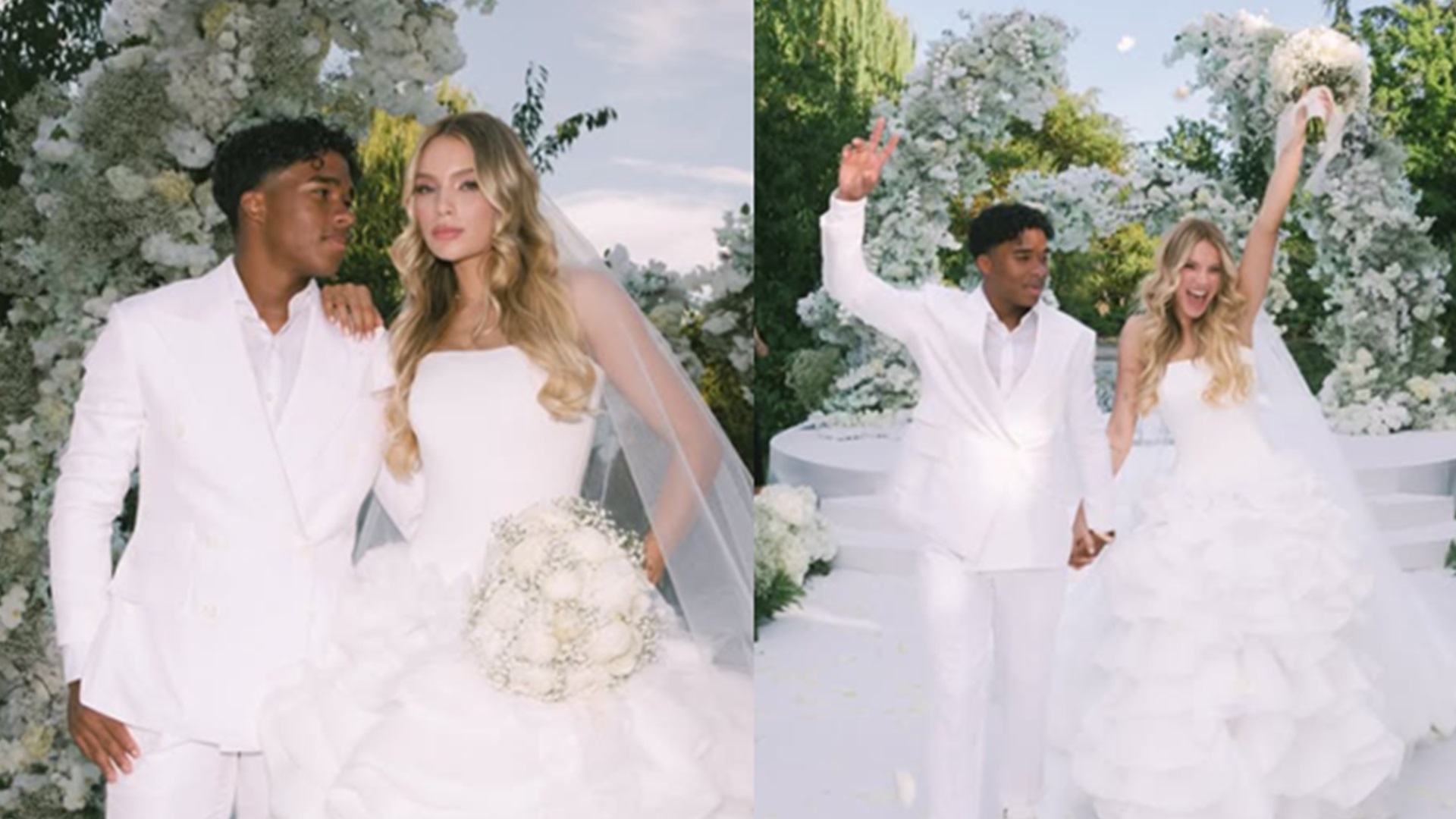 Gabriely Miranda e Endrick se casam em cerimônia religiosa; veja fotos inéditas