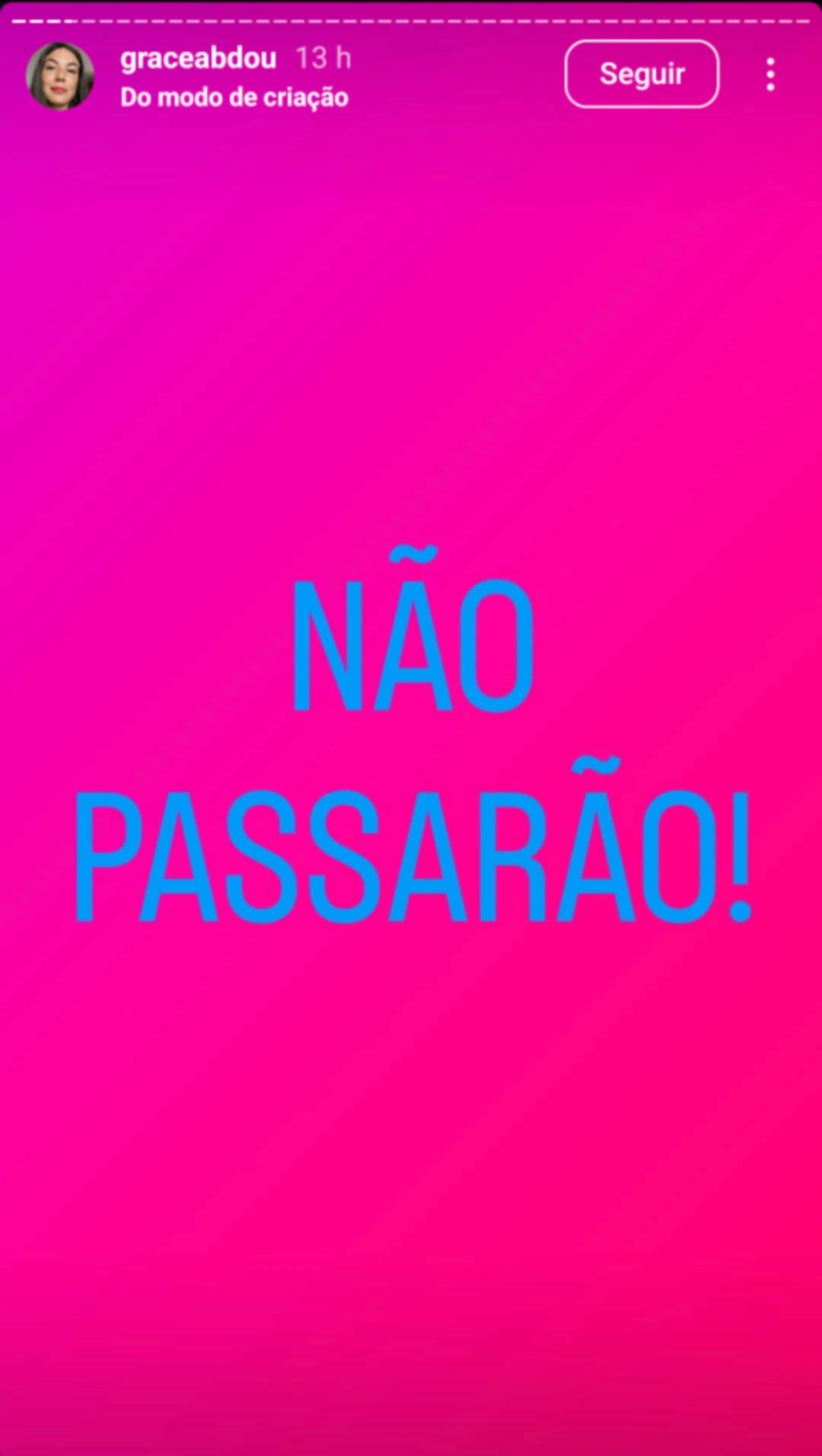 Grace Abdou se pronuncia