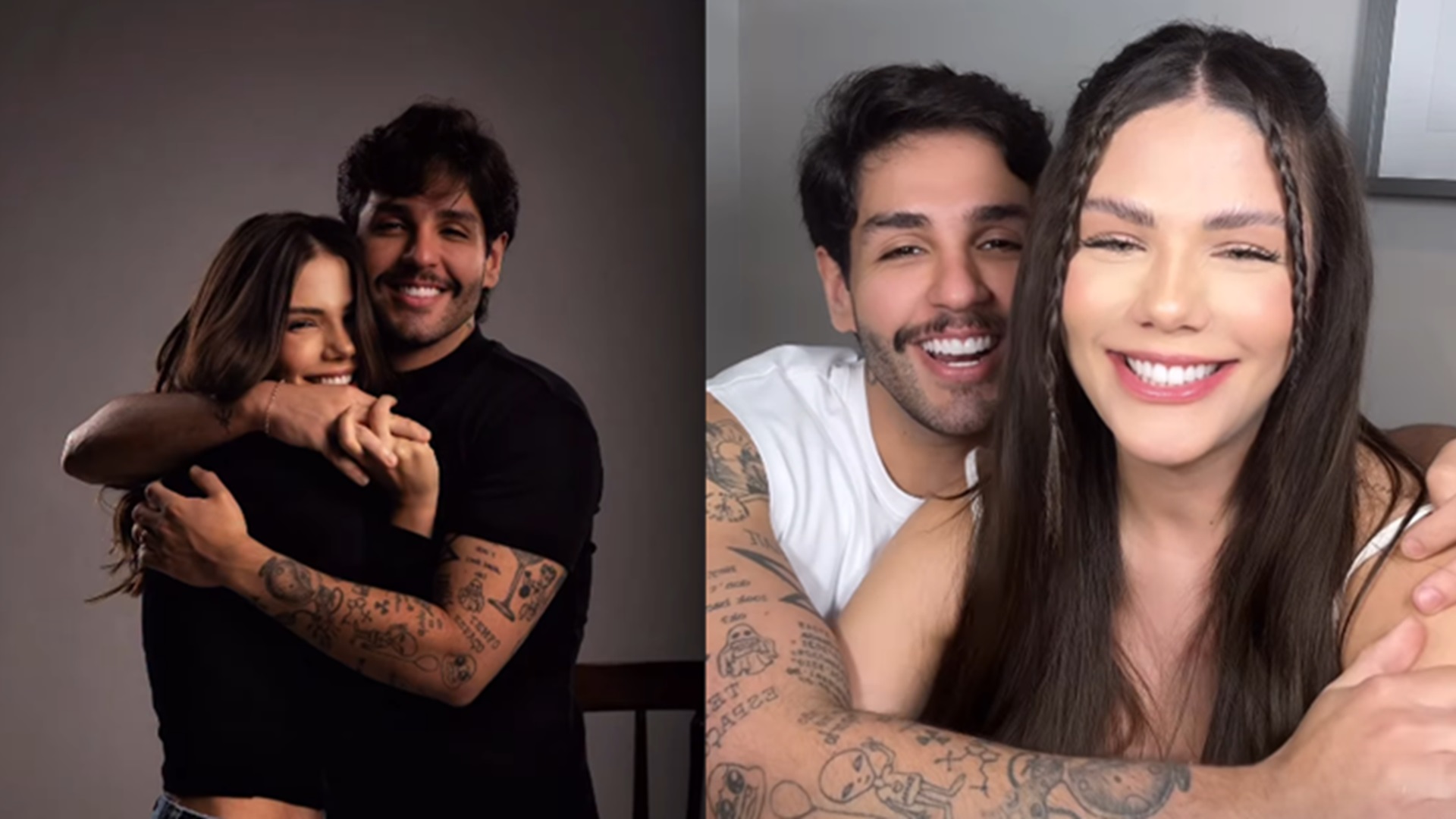 Guilherme, dupla com Hugo, e esposa revelam nome e sexo do bebê após perda de um dos gêmeos