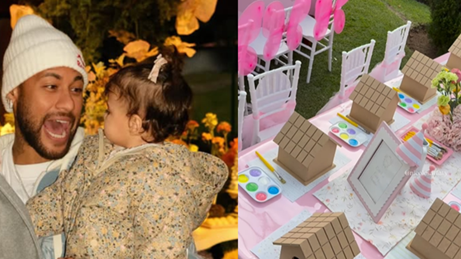 Decoradora revela novos detalhes da festa da filha de Neymar e Amanda Kimberlly