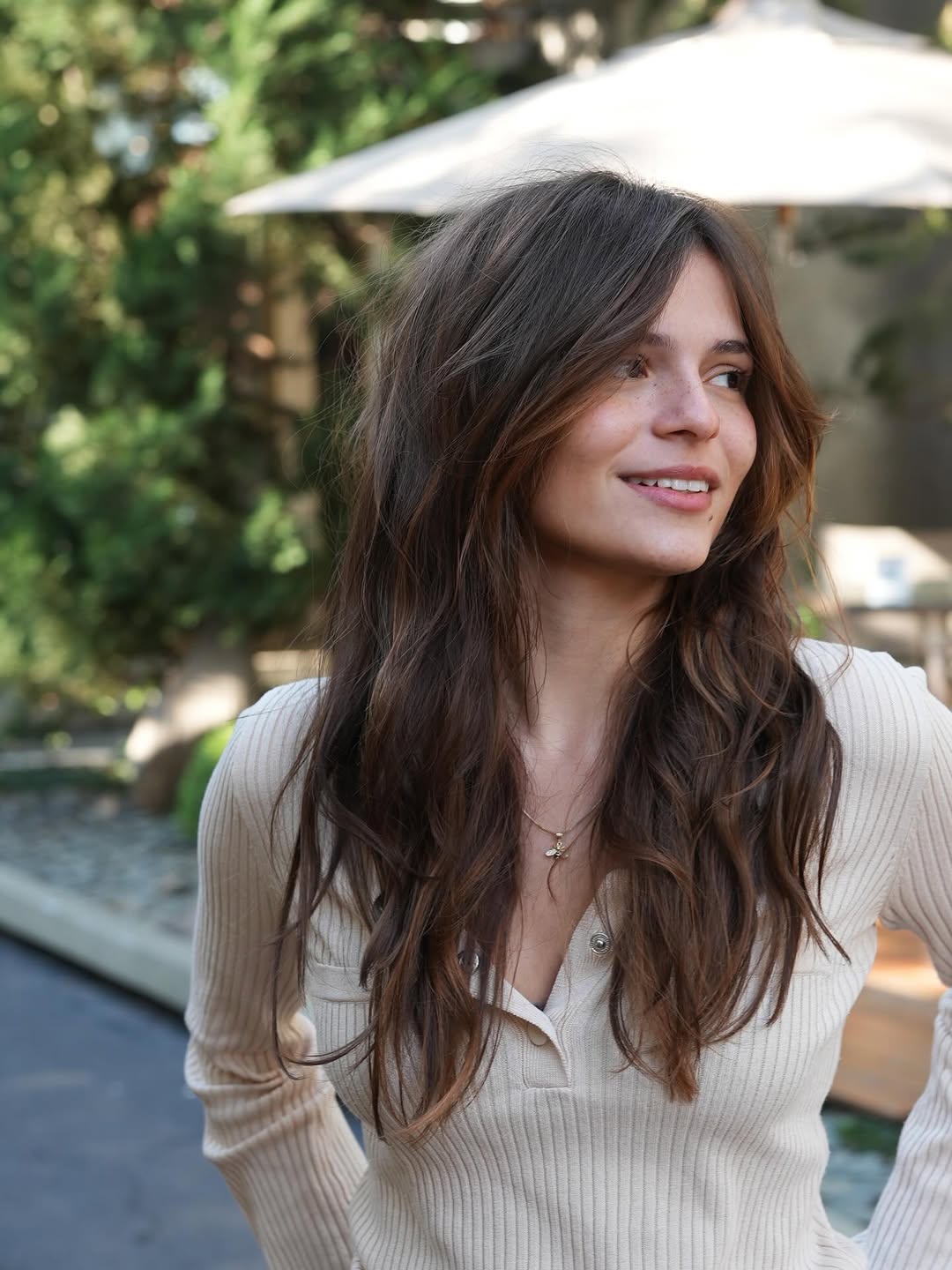 Luana Maia exibe novo corte de cabelo