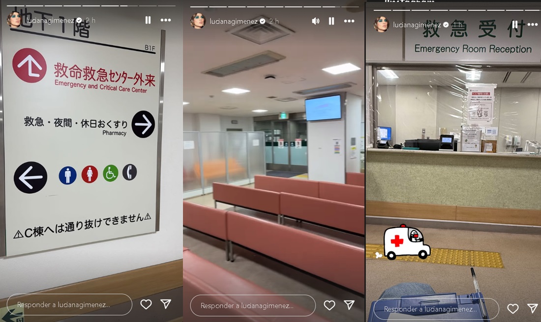 Luciana Gimenez vai ao hospital durante viagem no Jap&atilde;o &mdash; Foto: Reprodu&ccedil;&atilde;o/ Instagram
