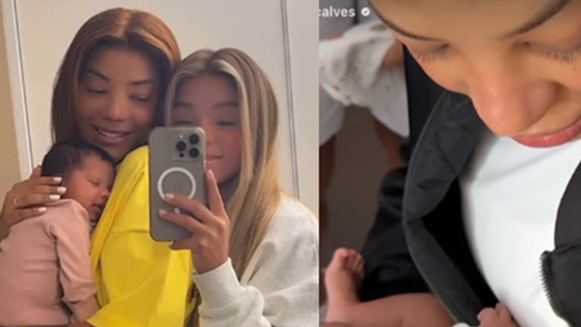 Brunna Gonçalves desabafa ao ver a filha tomar vacina: ‘Tão temida’