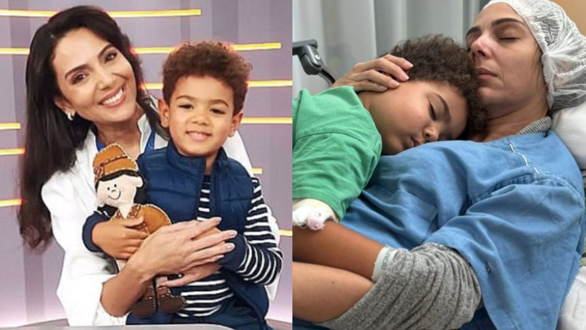 Jornalista da Globo fala sobre fé em tratamento do filho contra leucemia