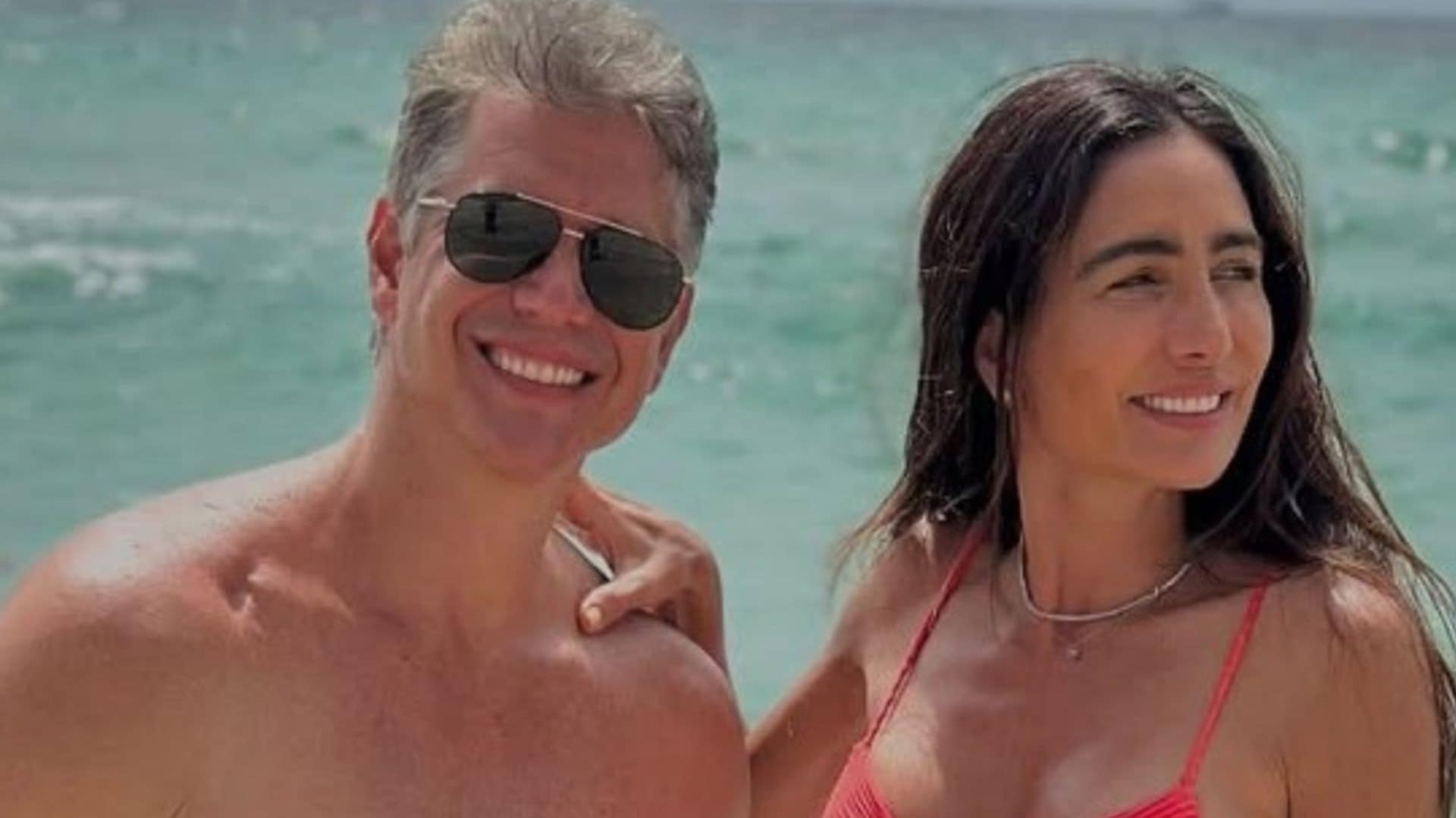 Marcio Garcia e a esposa impressionam com corpos sarados: ‘Lindos’