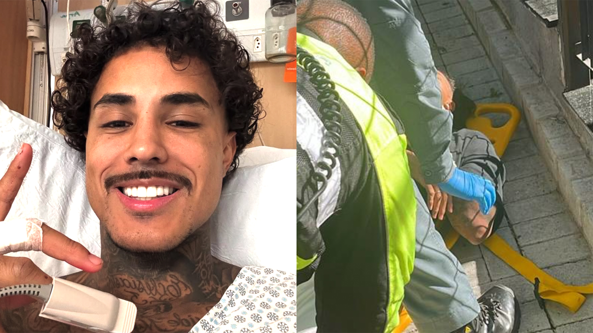 MC Livinho é internado às pressas na UTI após acidente de moto