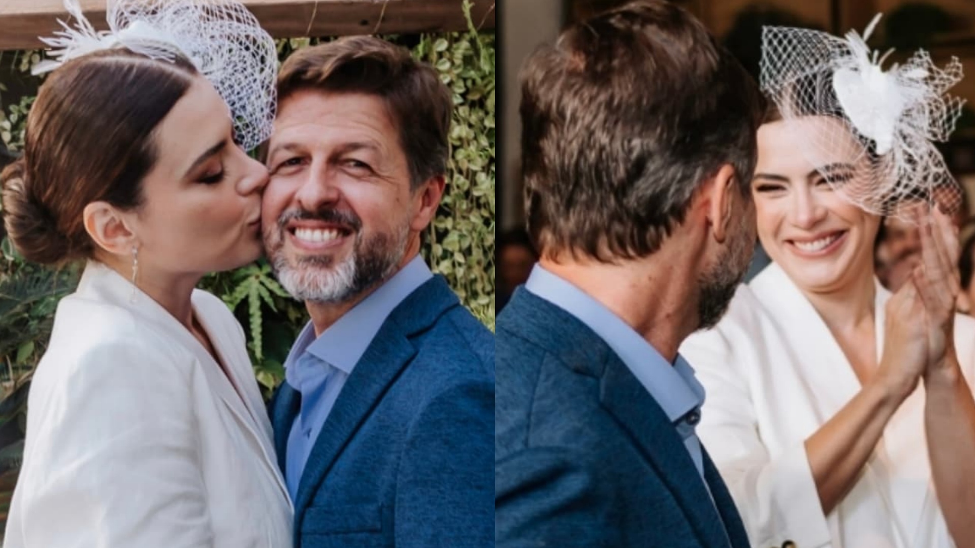 Michelle Loreto mostra fotos inéditas do casamento e se declara: ‘Cara incrível’