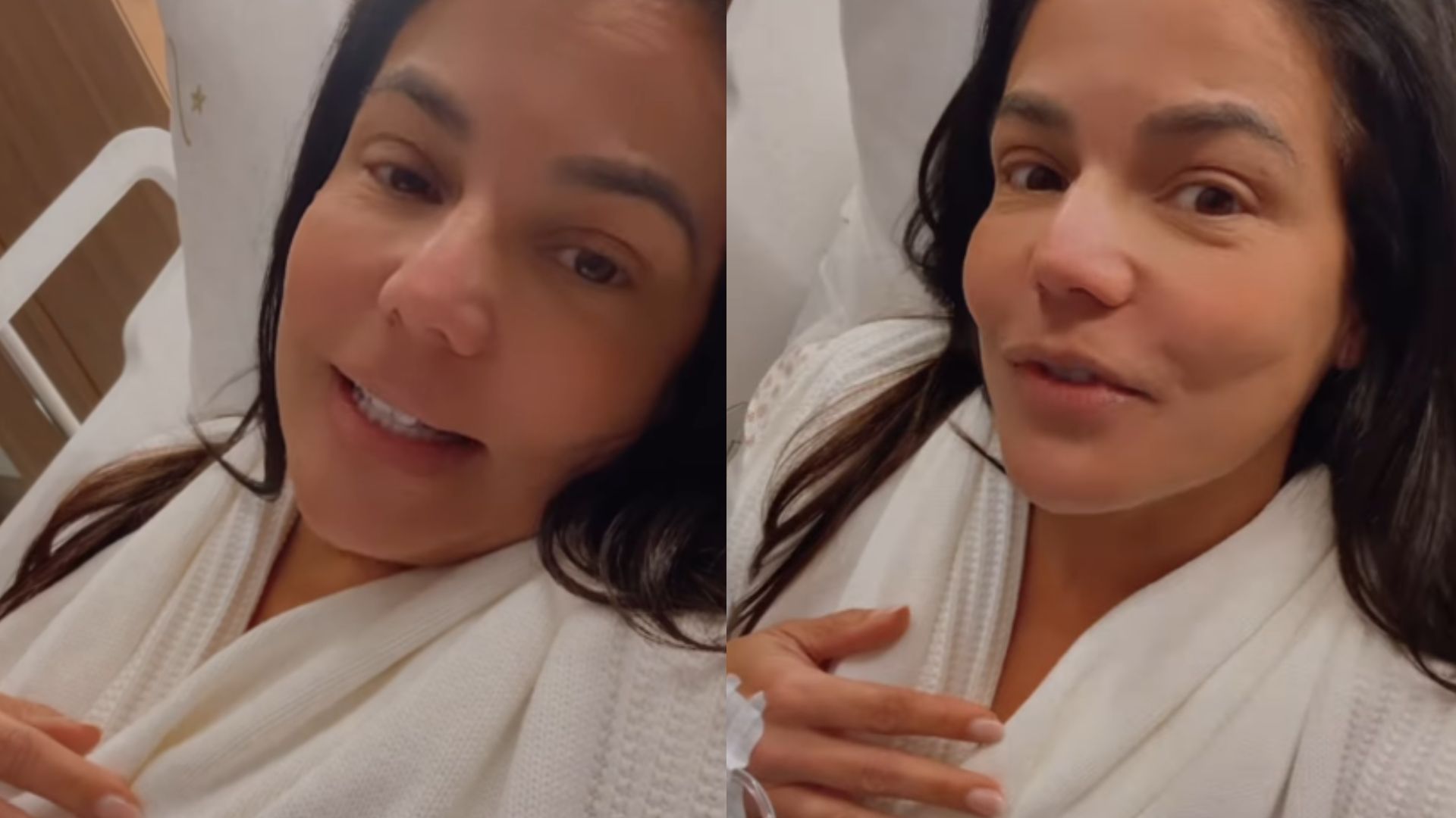Nivea Stelmann explica internação durante visita ao Brasil