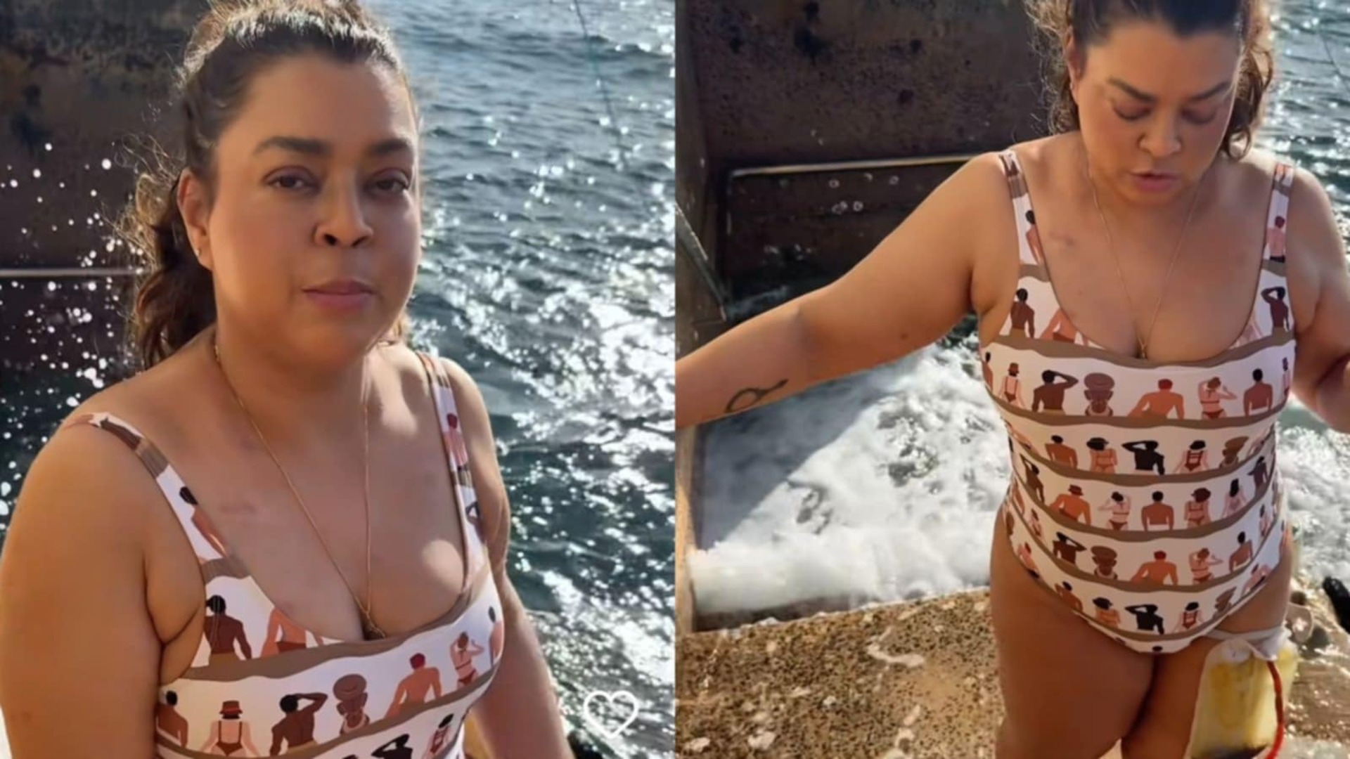 Preta Gil celebrou seu último mergulho no mar: ‘Melhor do que sonhei’