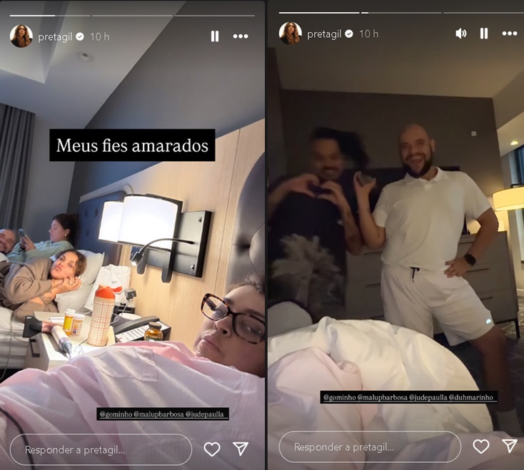 Stories de Preta Gil no Instagram 