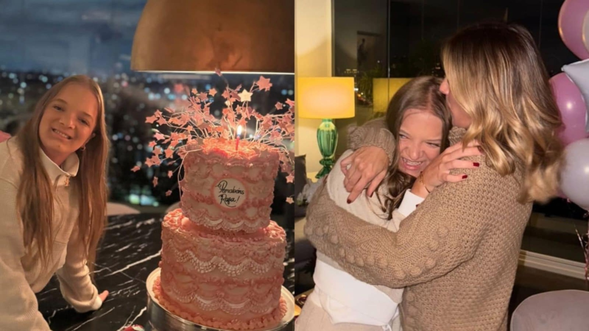 Rafaella Justus ganha festa surpresa de Ticiane Pinheiro após viagem