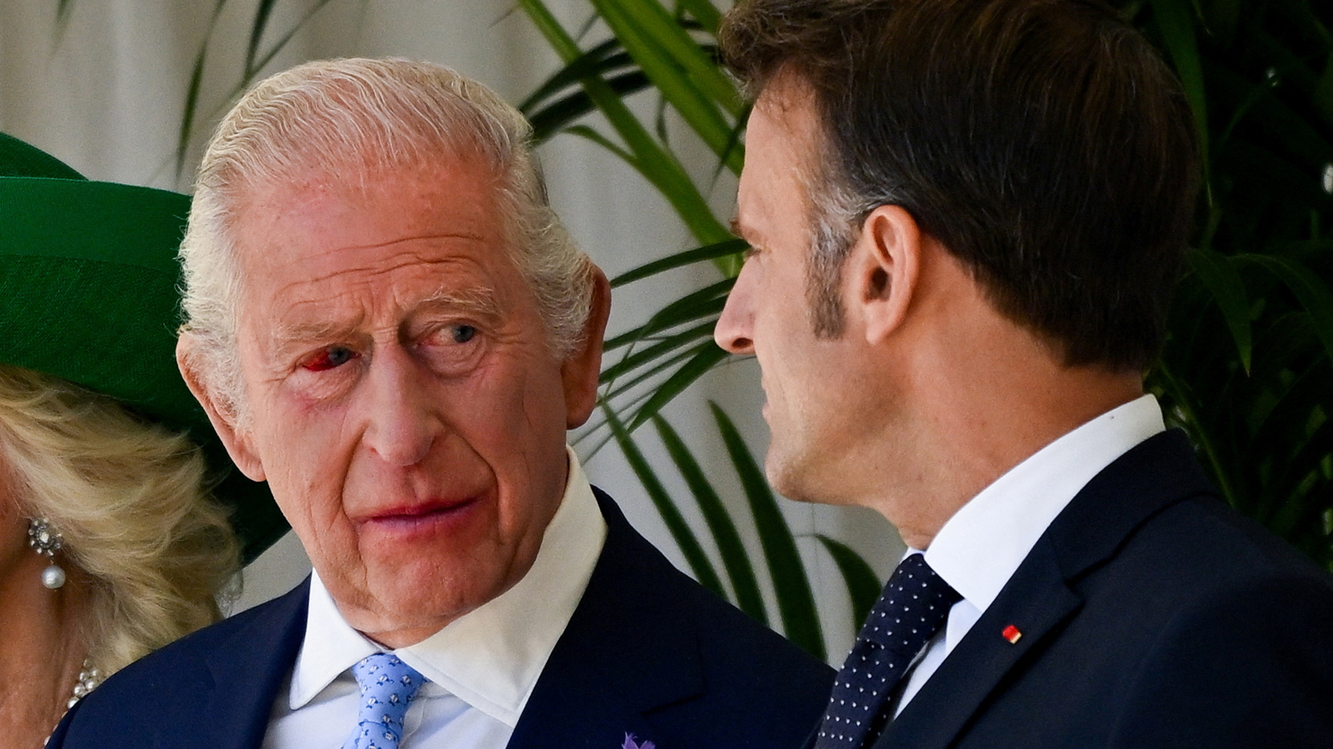 Rei Charles III e Emmanuel Macron - Foto: Getty Images