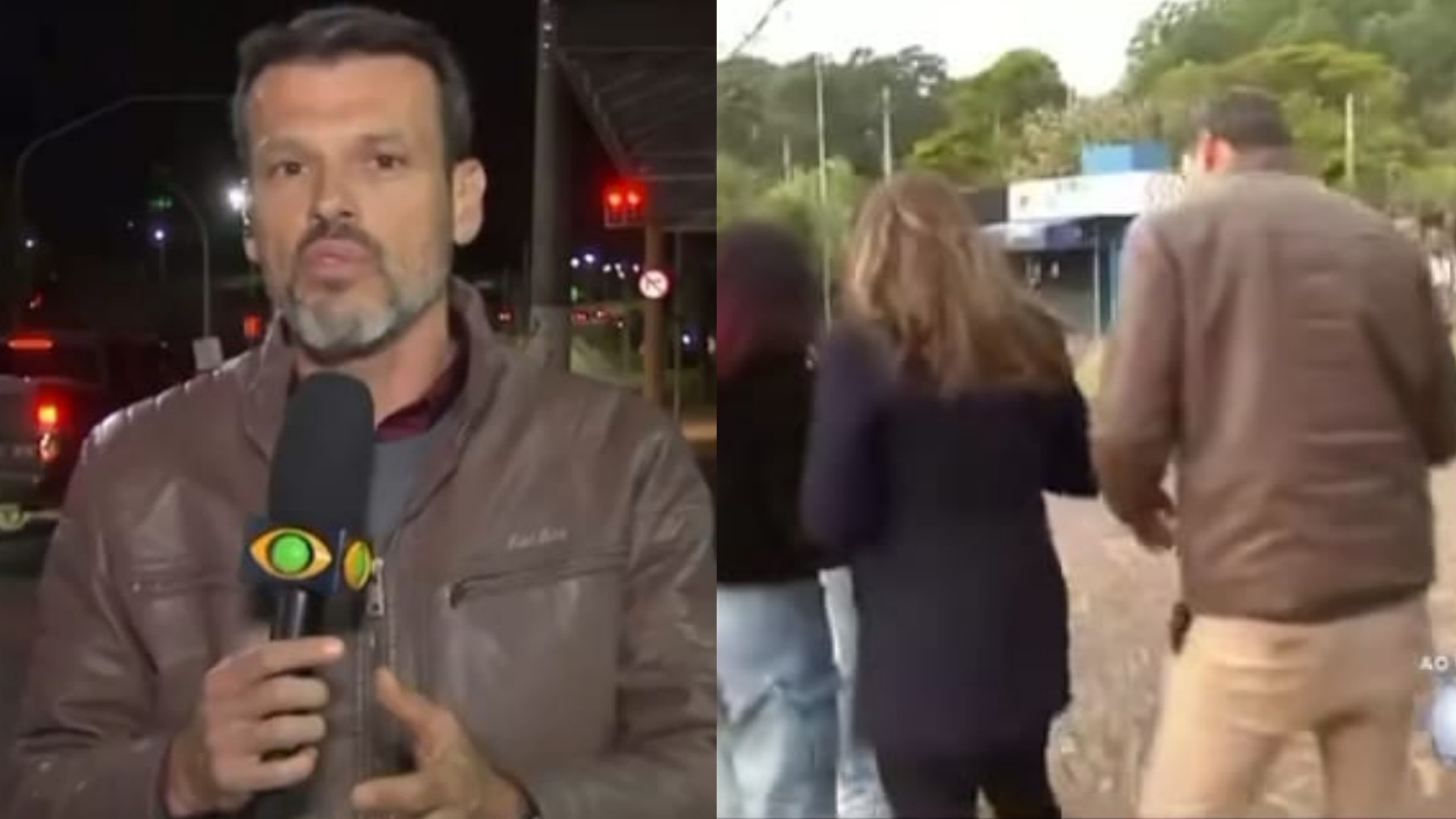 Repórter da Band pede desculpas após empurrar jornalista da Record: ‘Atitude inaceitável’