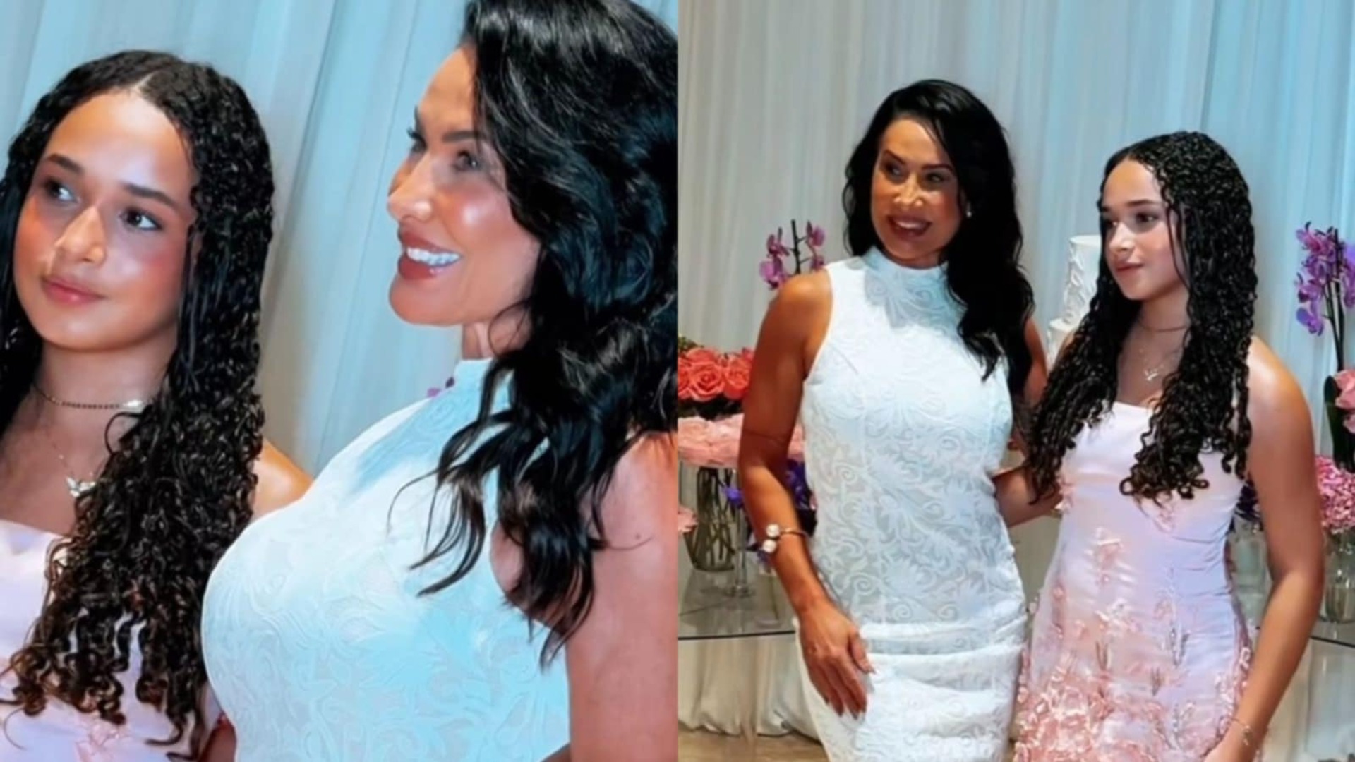 Scheila Carvalho faz festão de 15 anos para a filha em sua mansão; veja