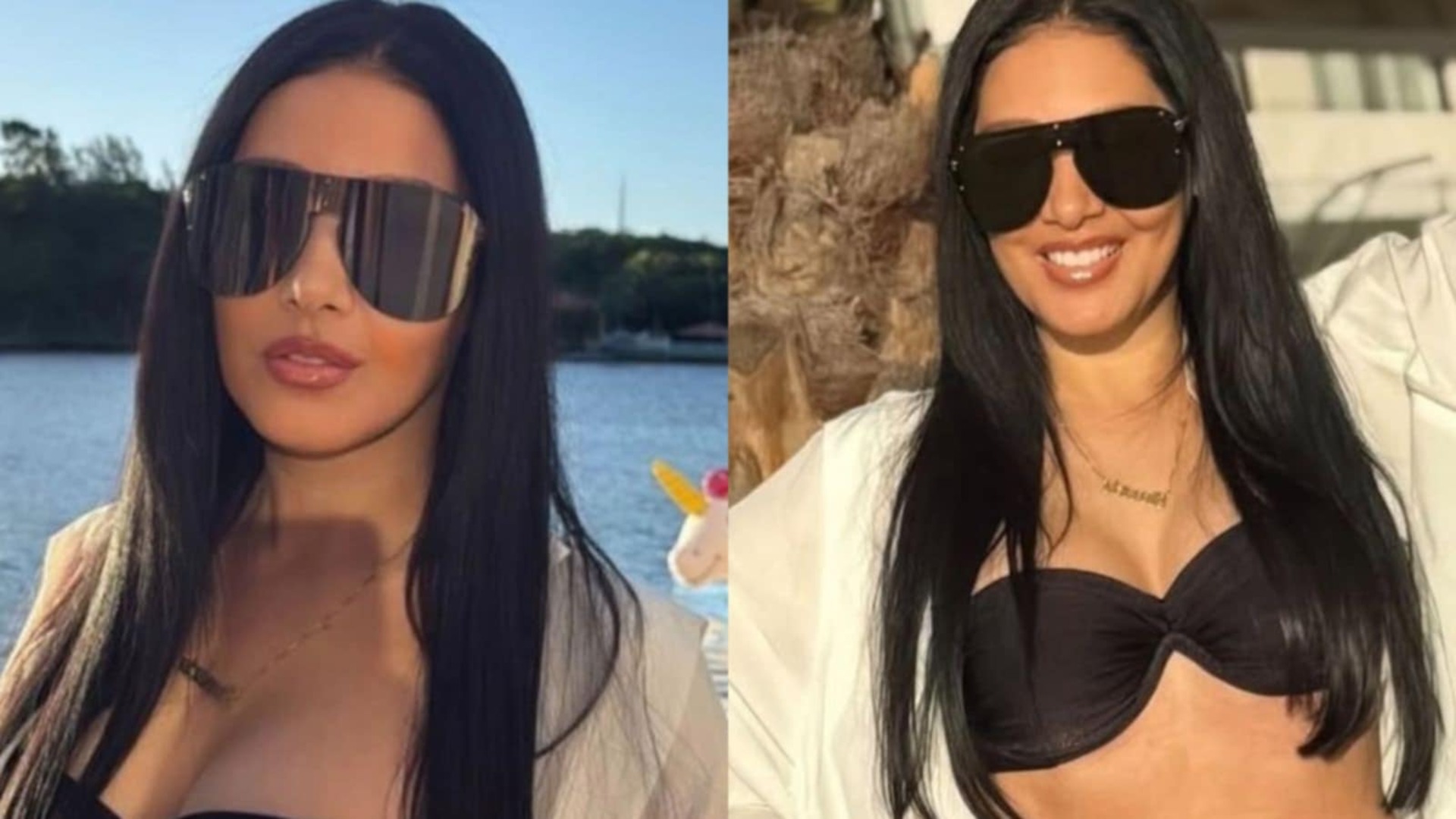 Simaria Mendes esbanja beleza ao surgir com biquíni elegante