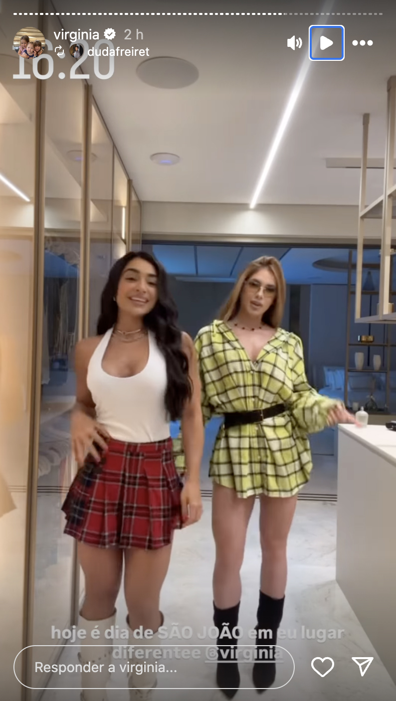 Solteira, Virginia escolhe look curtíssimo para se jogar na noitada com ...