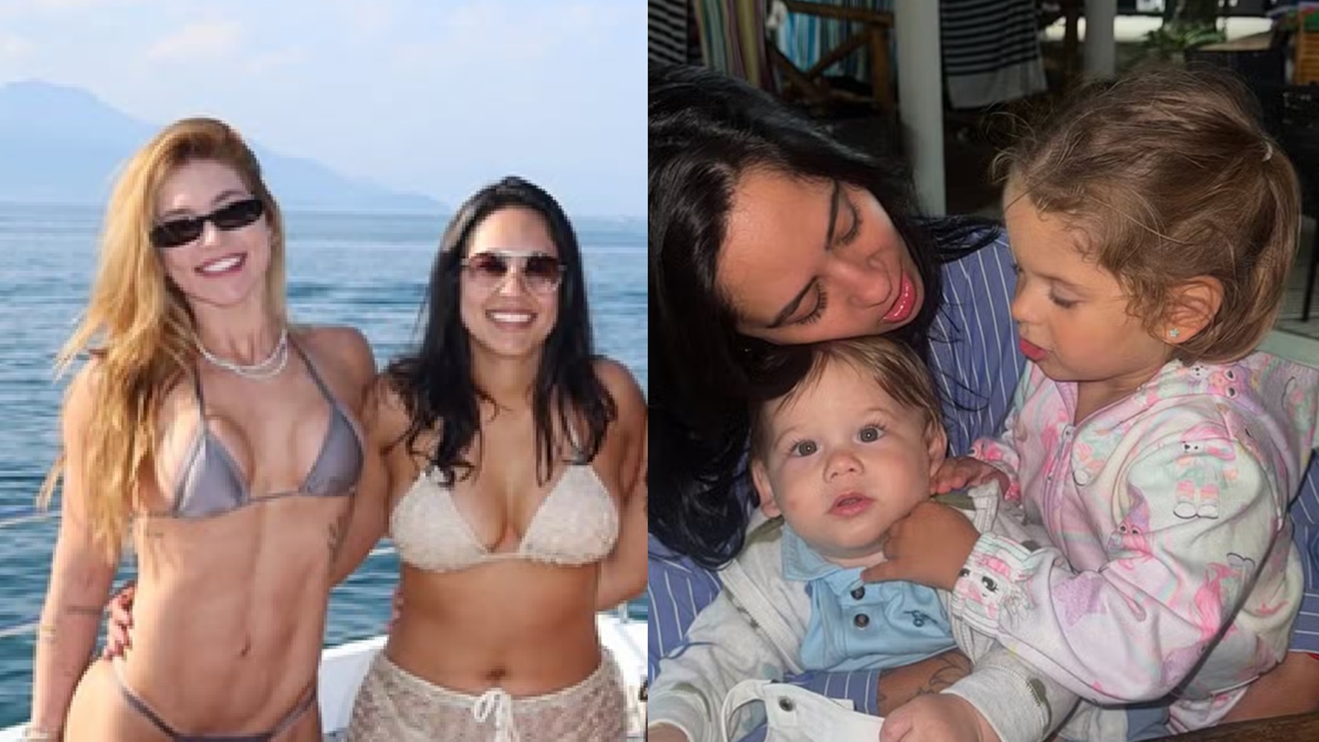 Irmã de Zé Felipe posta fotos com Virginia e os sobrinhos e desabafa: ‘Nunca morre’