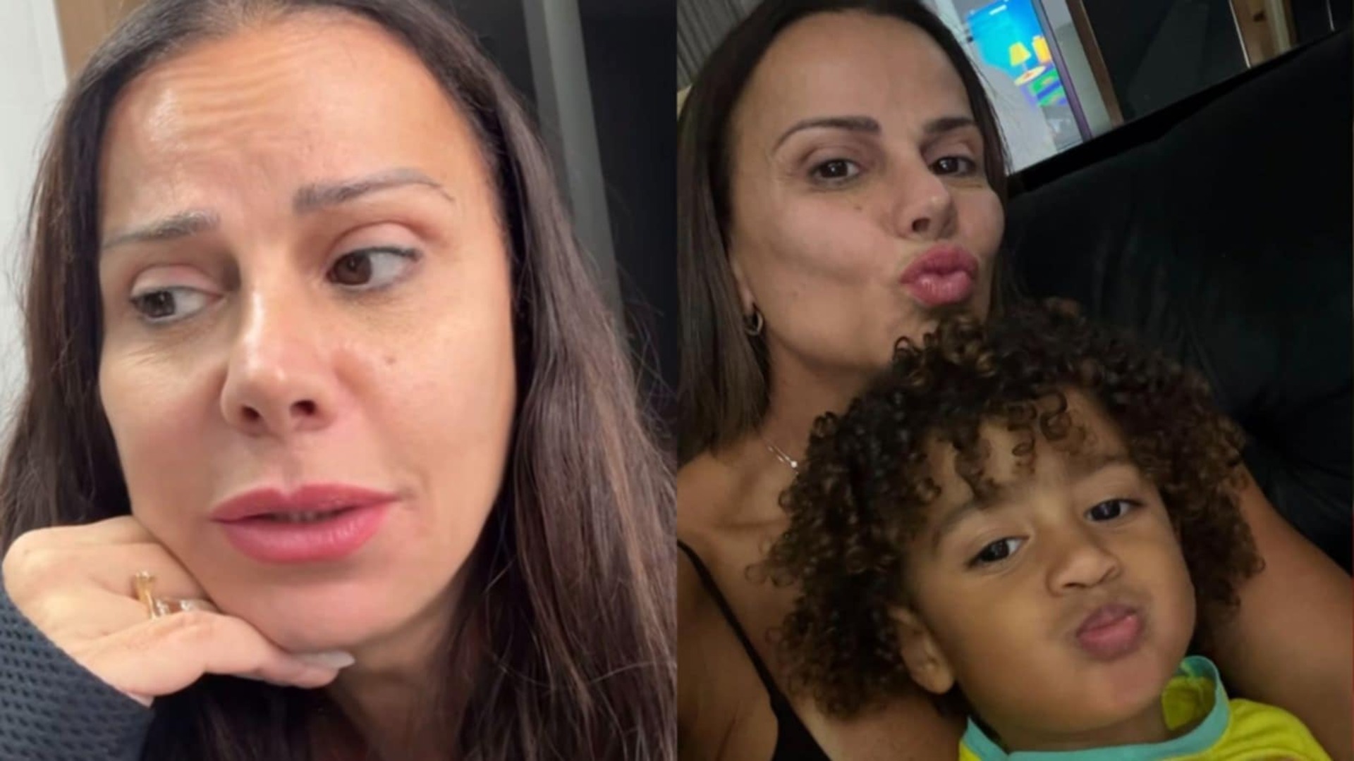 Recuperando-se de cirurgia, Viviane Araujo enfrenta drama com o filho
