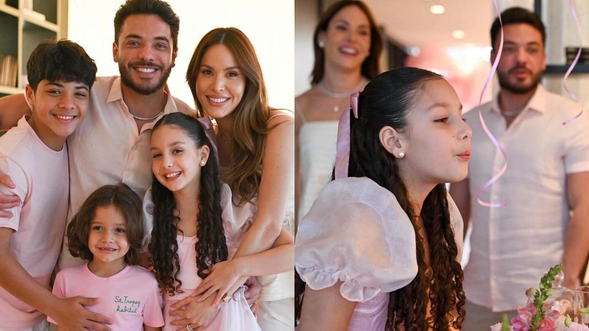 Wesley Safadão e Thyane Dantas comemoram o aniversário da filha com festa simples