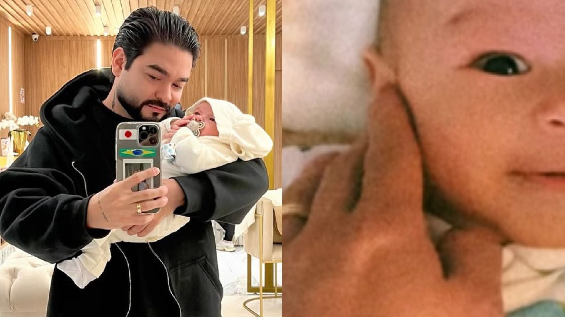 Yudi Tamashiro encanta ao mostrar vídeo fofíssimo do filho de 2 meses