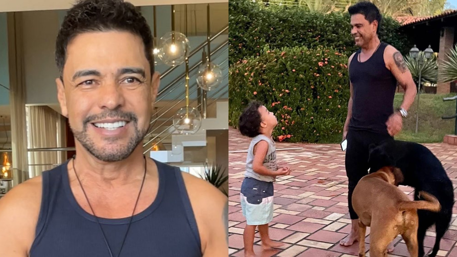 Zezé Di Camargo encanta com homenagem para o neto: ‘Te amo demais’