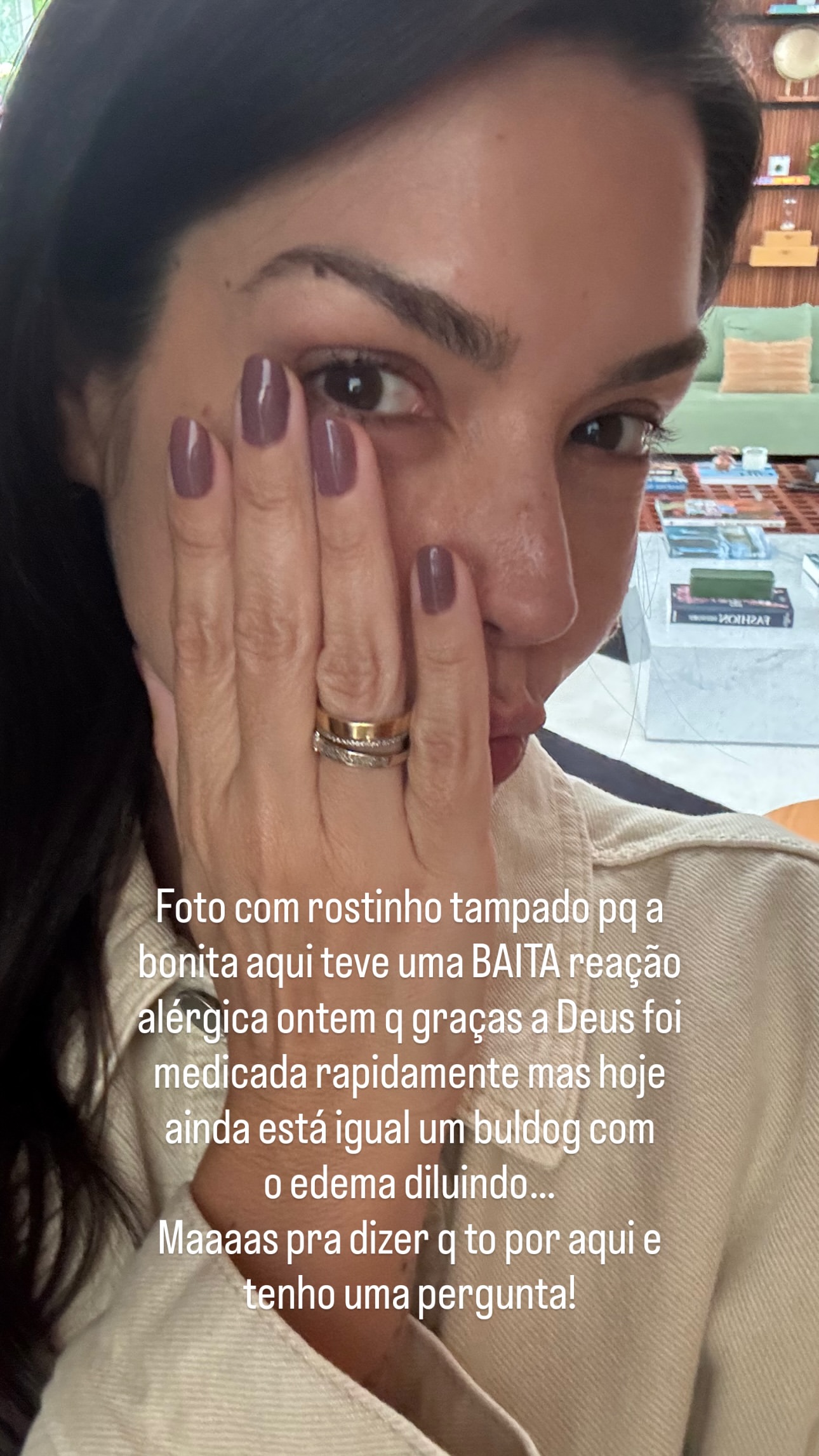 Storie de Thais Fersoza no Instagram 
