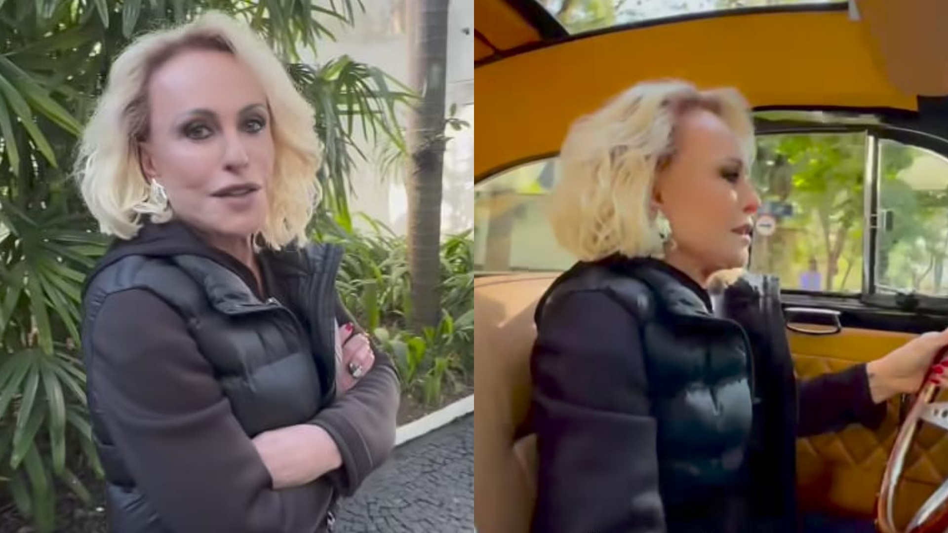 Ana Maria Braga chama atenção ao dirigir Fusca 63: ‘Passeio delicioso’