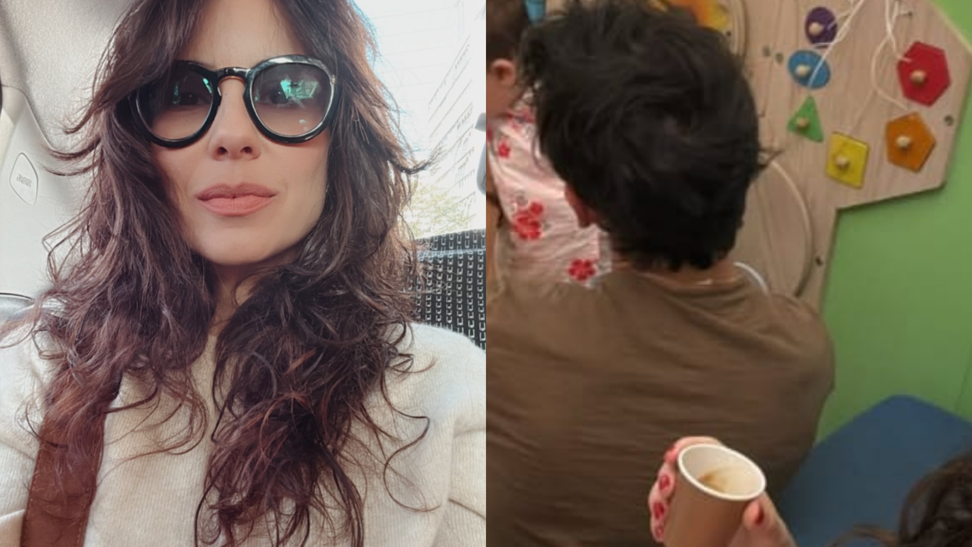 Discreta, Andréia Horta divide clique encantador com a filha