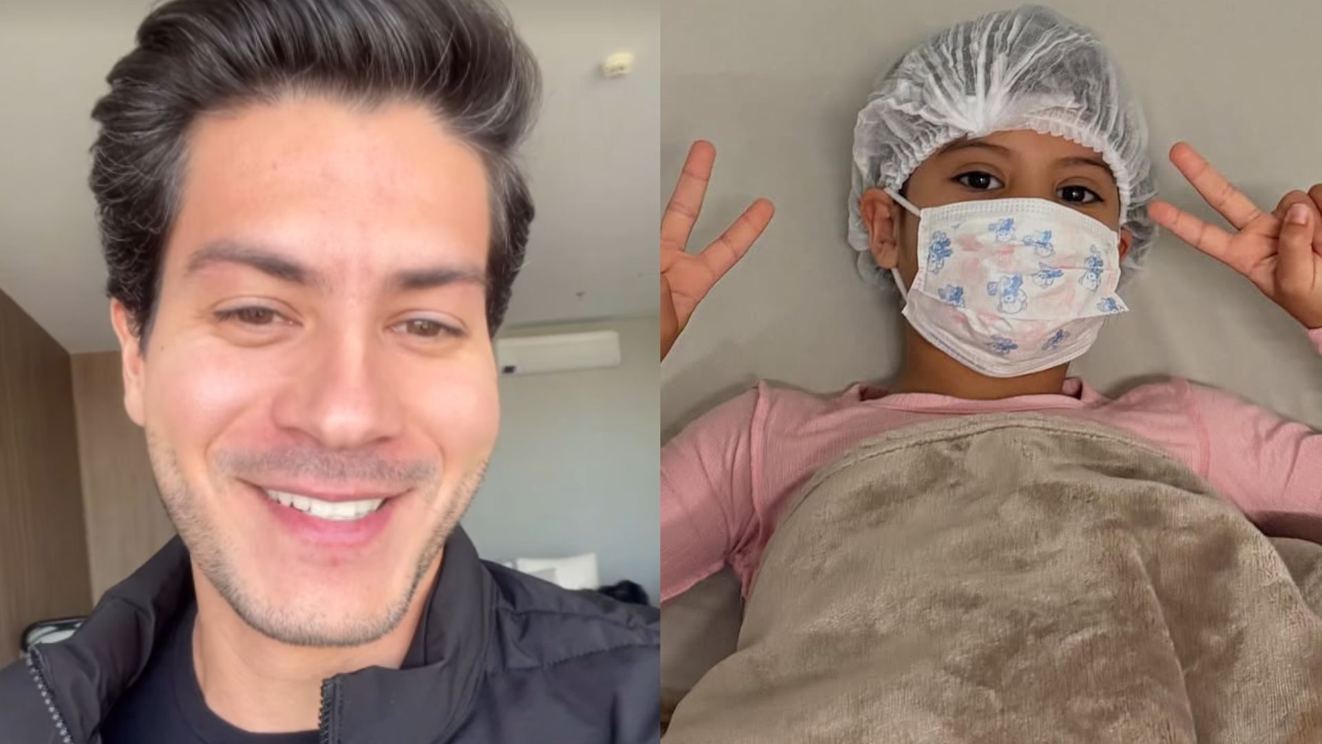 Arthur Aguiar revela pedido da filha antes de cirurgia: ‘Tão bonitinha’