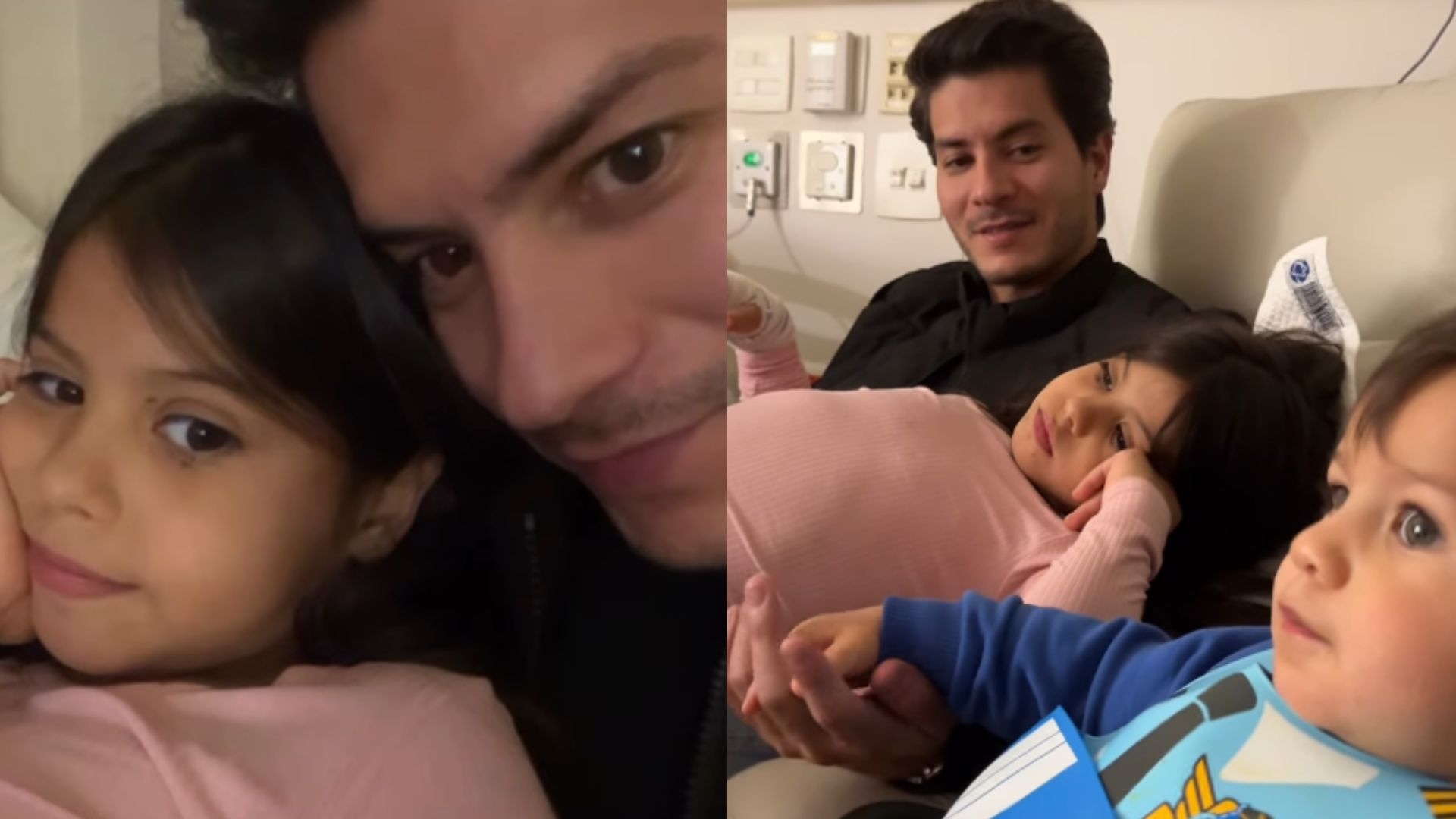 Arthur Aguiar mostra reencontro com a filha após cirurgia: ‘Vai ficar boa’